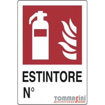 CARTELLO ESTINTORE NR....