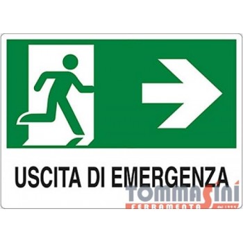 CARTELLO USCITA DI...