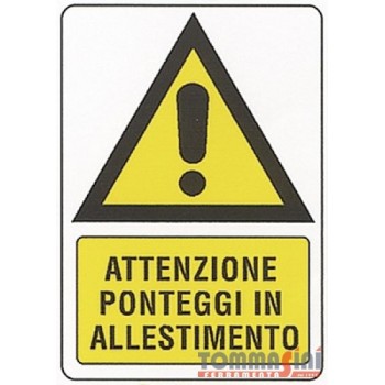 CARTELLO PONTEGGI IN...