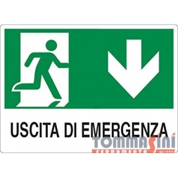 CARTELLO USCITA DI...