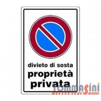 CARTELLO DIVIETO DI SOSTA...