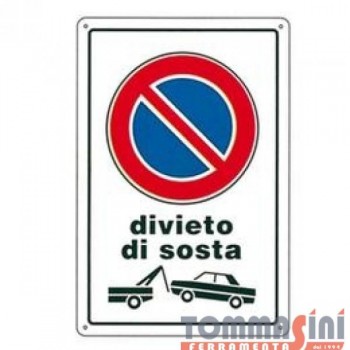 CARTELLO DIVIETO DI SOSTA...