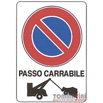 CARTELLO PLASTICA PASSO...