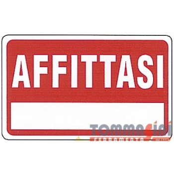 CARTELLO AFFITTASI PER...