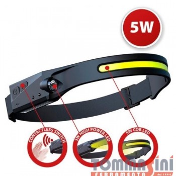TORCIA DA TESTA BOWIE LED...
