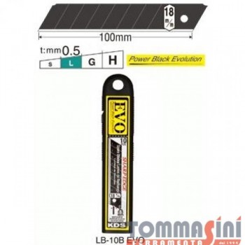 LAME CUTTER NERE KDS MM.18...