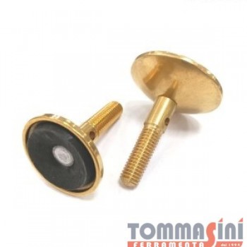 PIEDINO OTTONE C/PERNO 30...